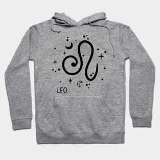 Leo Celestial Zodiac Sign Symbol Hoodie